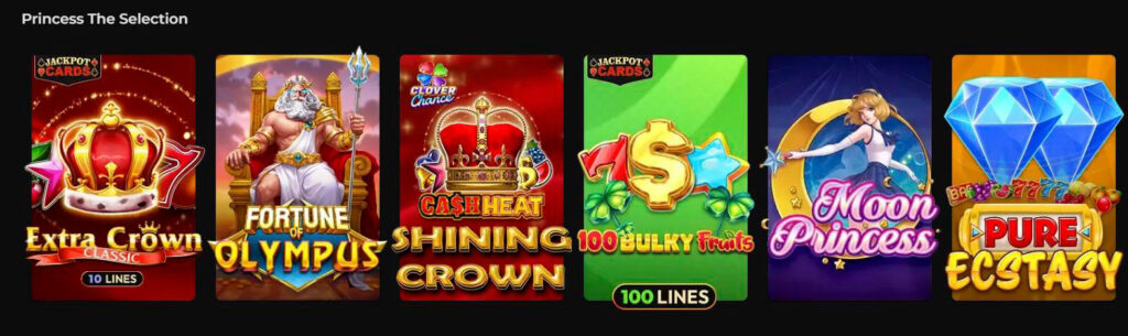 Cele mai bune jocuri de la princess casino